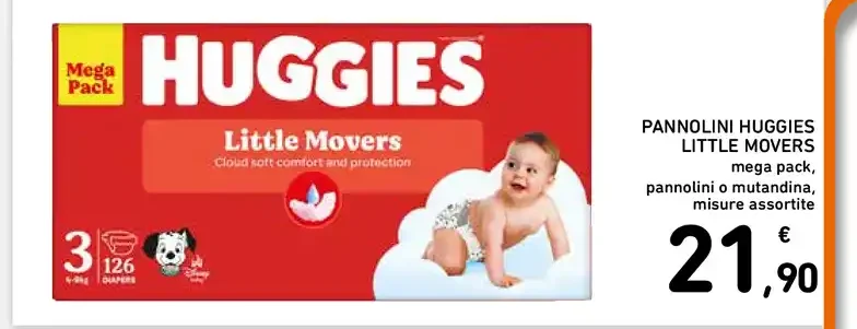 Pannolini Huggies Little Movers