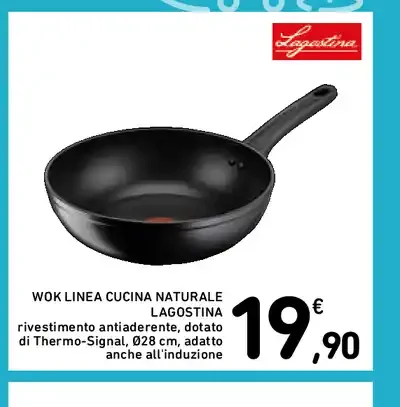 Wok linea cucina naturale Lagostina
