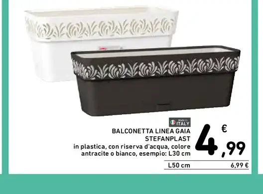Balconetta linea Gaia Stefanplast