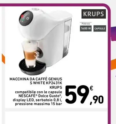 Macchina da caffè Krups Nescafé Dolce Gusto