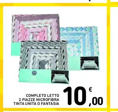 Completo letto microfibra