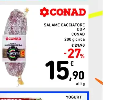 Salame cacciatore Dop Conad