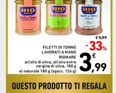 Filetti di tonno Rio Mare