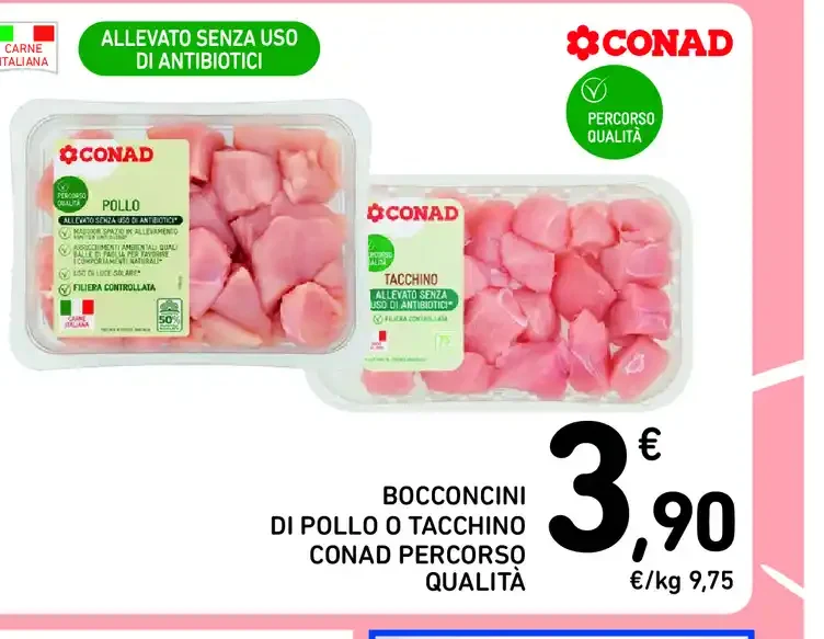 Bocconcini di pollo o tacchino