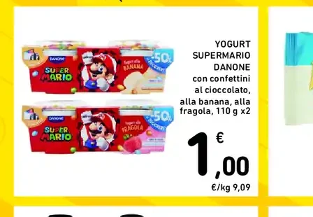 Yogurt SuperMario Danone