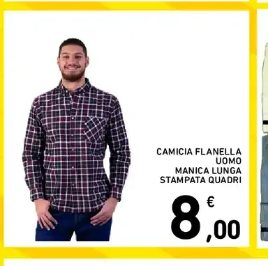 Camicia flanella uomo