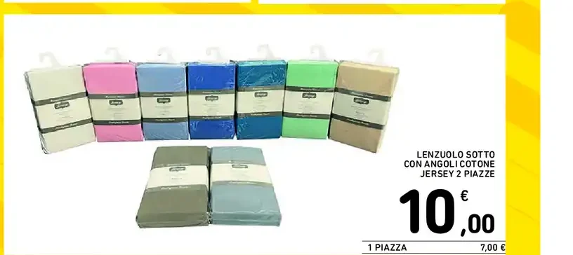 Lenzuolo sotto con angolino