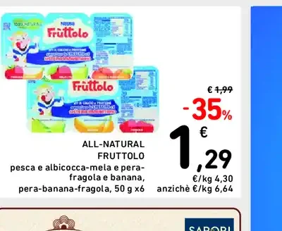 All-natural Fruttolo