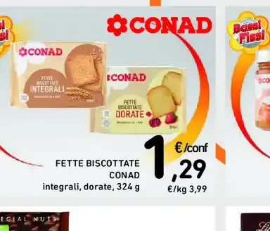 Fette biscottate Conad