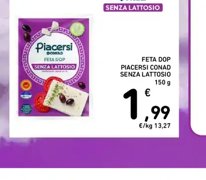 Feta DOP Piacersi senza lattosio