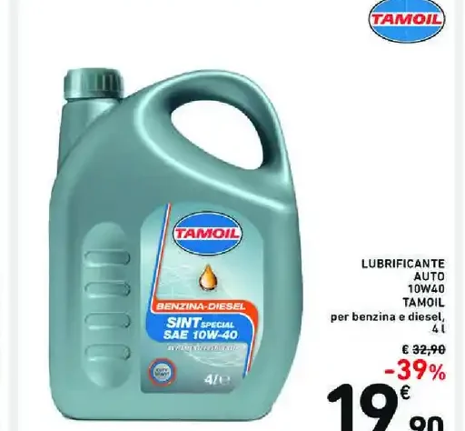 Lubrificante auto 10W40