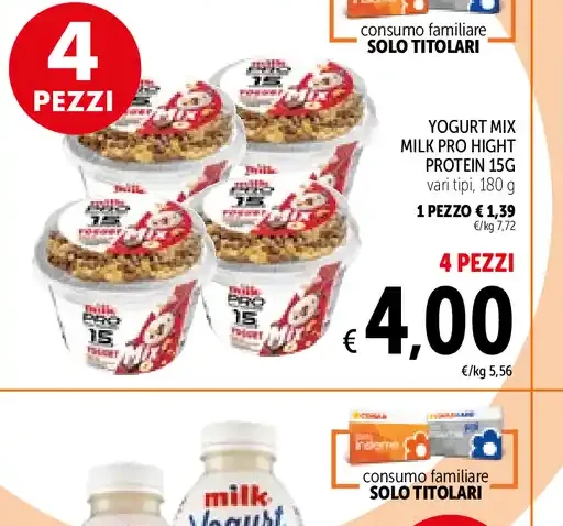 Yogurt Mix Milk Pro High Protein