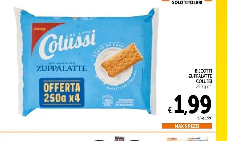 Biscotti zuppalatte Colussi
