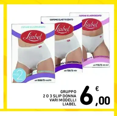 Slip donna assortiti