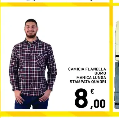 Camicia flanella uomo