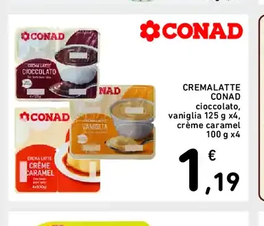 Cremalatte Conad