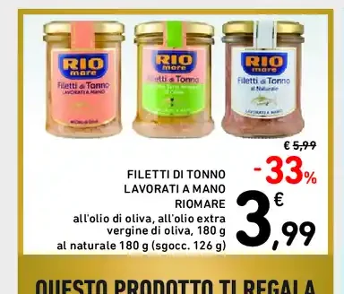 Filetti di tonno Rio Mare