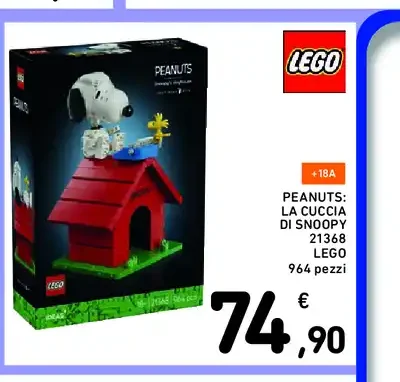 Peanuts: La cuccia di Snoopy LEGO