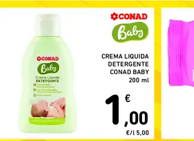 Crema detergente Conad Baby
