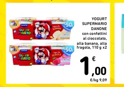 Yogurt SuperMario Danone
