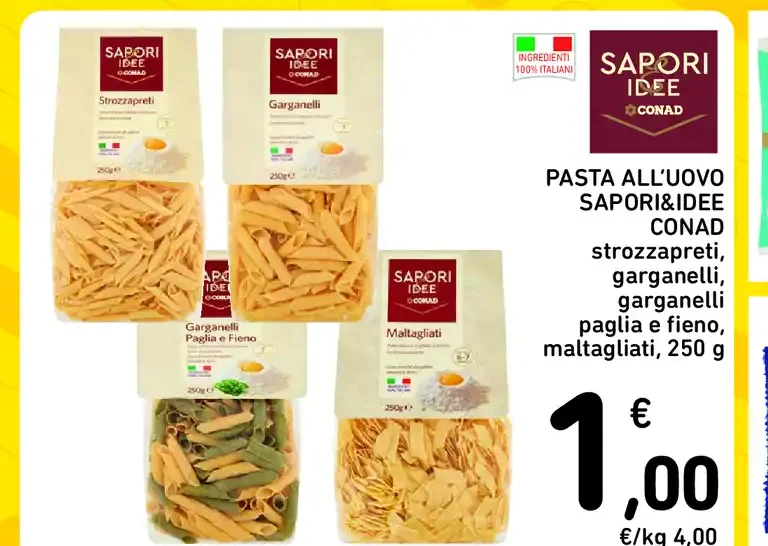 Pasta all'uovo Sapori&Idee Conad