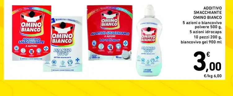 Additivo smacchiante Omino Bianco