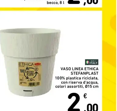 Vaso linea Ethica Stefanplast