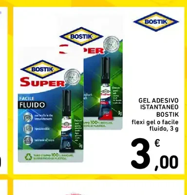 Gel adesivo istantaneo Bostik