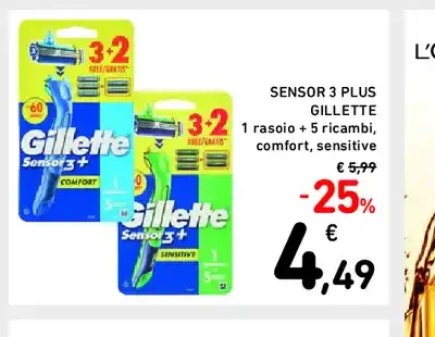 Sensor 3 Plus Gillette