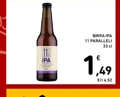 Birra IPA 11 Paralleli