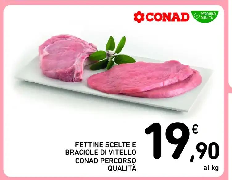 Fettine scelte e braciole di vitello