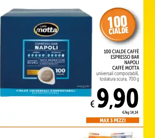 Caffè espresso bar Napoli in cialde