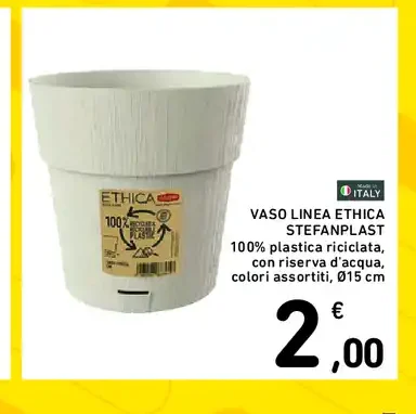 Vaso linea Ethica Stefanplast