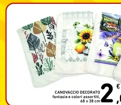 Canovaccio decorato