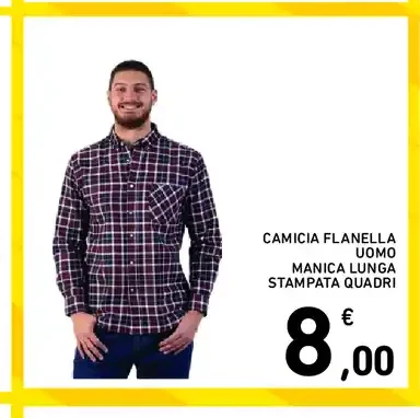 Camicia flanella uomo