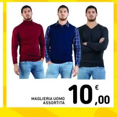 Maglieria uomo assortita