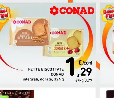 Fette biscottate Conad