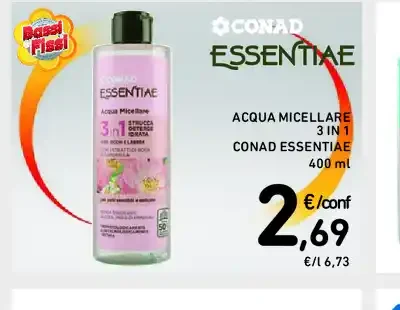Acqua micellare Essentiae Conad