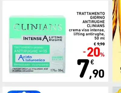 Trattamento giorno antirughe Clinians