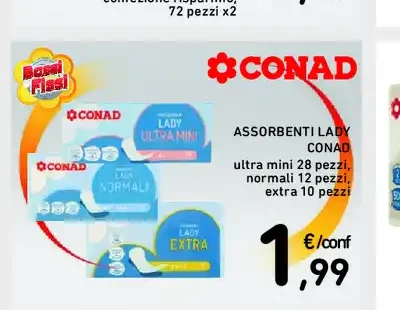 Assorbenti Lady Conad