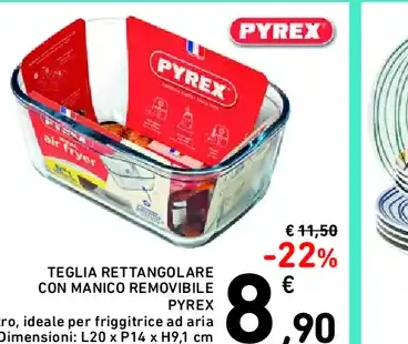 Teglia rettangolare Pyrex