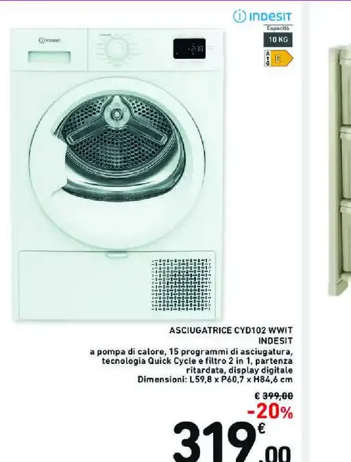 Asciugatrice CYD102 WIT