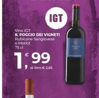 Vino IGT Il Poggio dei Vigneti