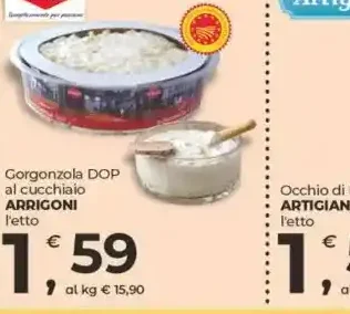 Gorgonzola DOP al cucchiaio Arrigoni