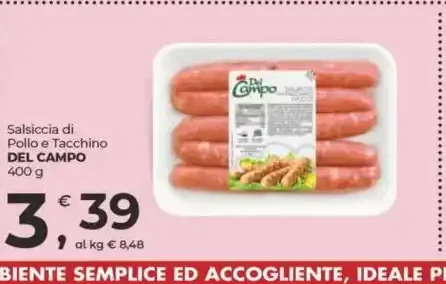 Salsiccia di pollo e tacchino