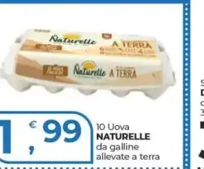 Uova da galline allevate a terra