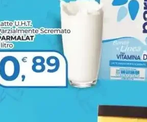 Latte UHT parzialmente scremato
