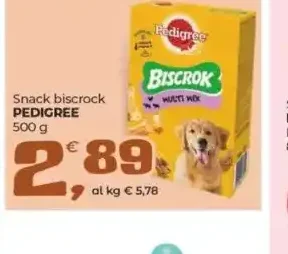 Snack biscrock Pedigree