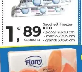 Sacchetti freezer Kito