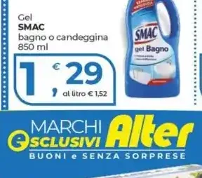 Gel Smac bagno o candeggina
